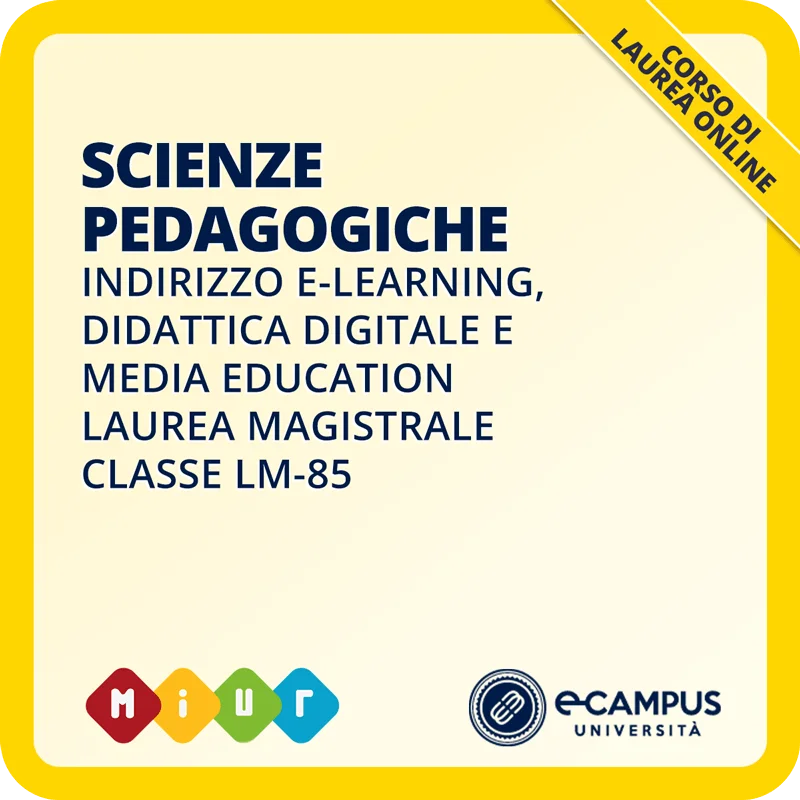 Laurea Magistrale LM-85 in Scienze Pedagogiche
