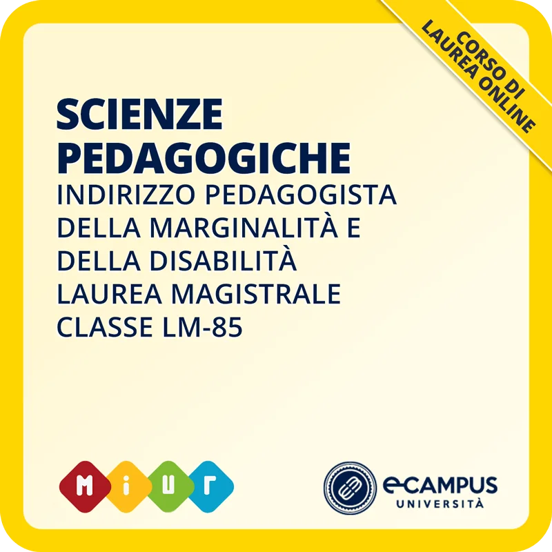 Laurea Magistrale LM-85 in Scienze Pedagogiche