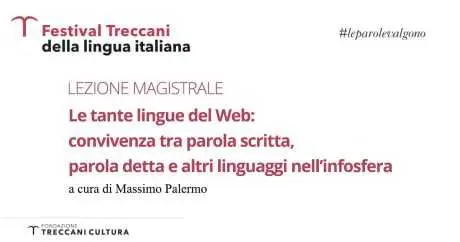 Le lingue del web e i linguaggi dell’infosfera