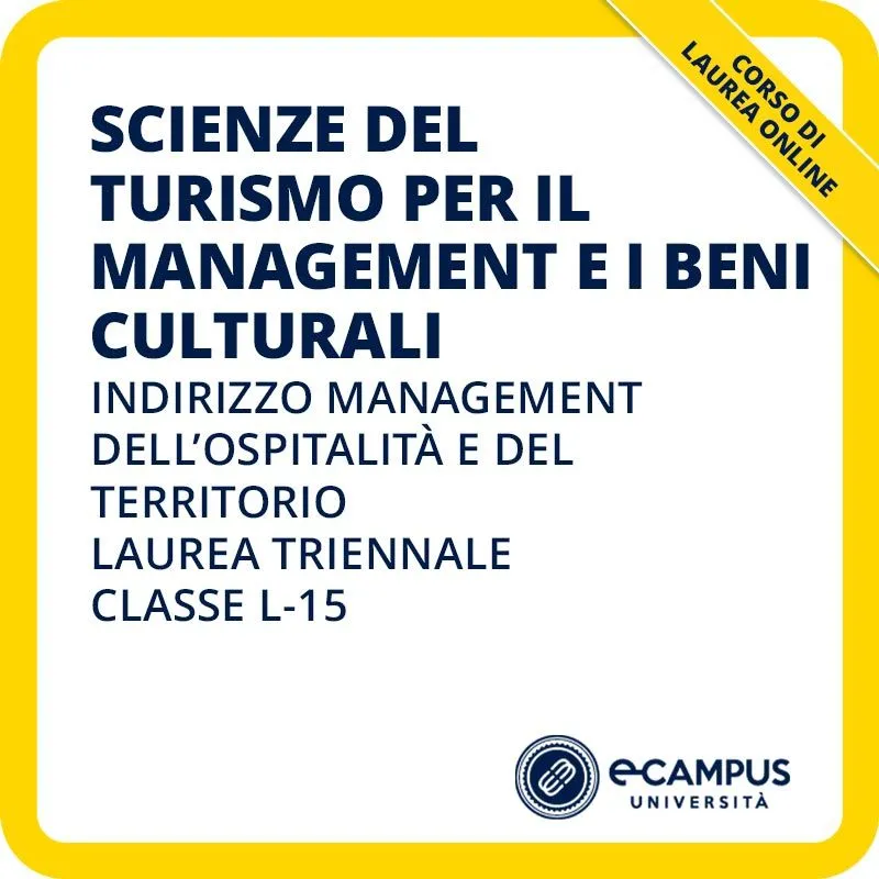 Scienze del turismo per il management e i beni culturali, curriculum Management dell'ospitalità e del territorio