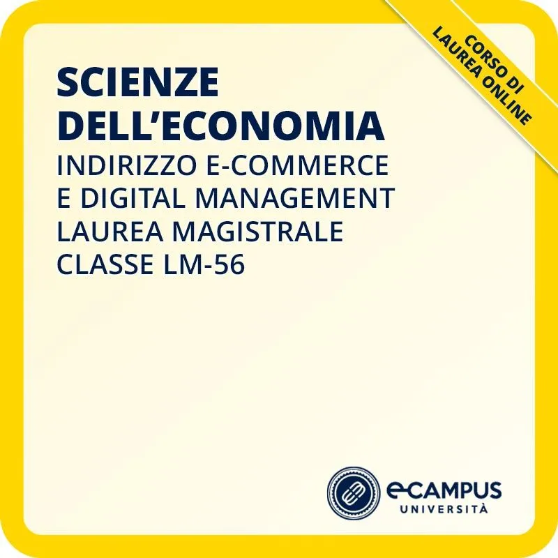 Laurea in E-commerce e digital management LM-56