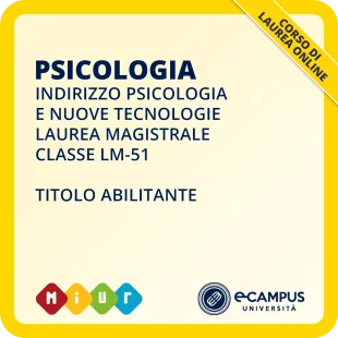 Laurea magistrale LM-51 in Psicologia e nuove tecnologie