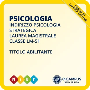 Laurea magistrale LM-51 in Psicologia strategica