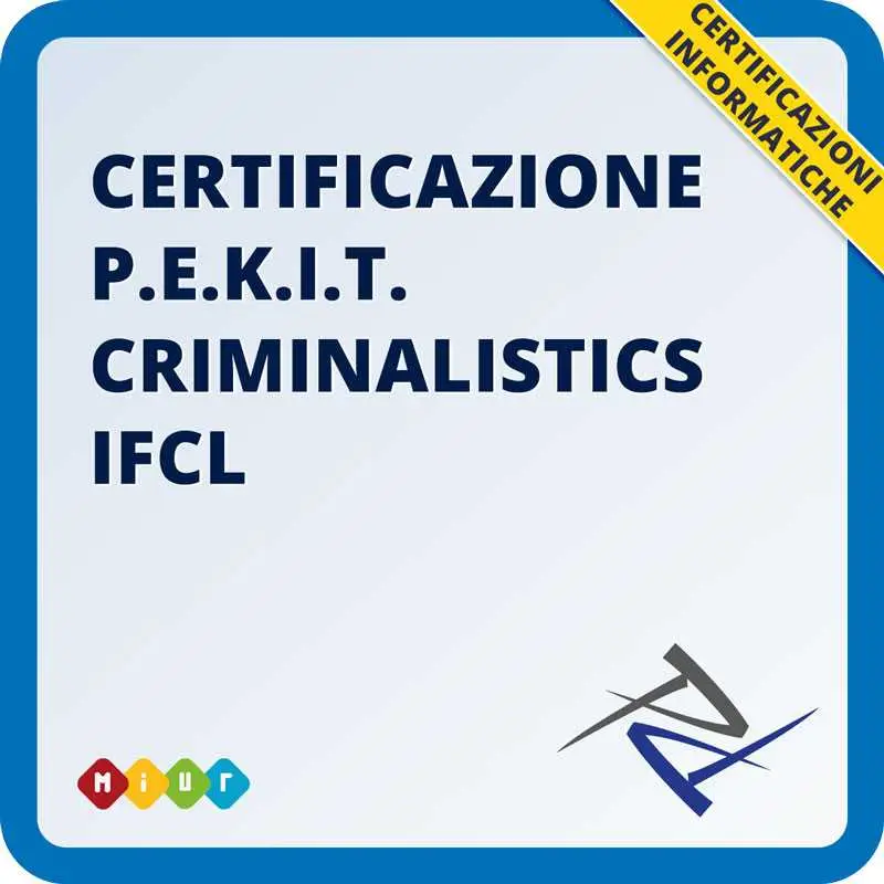 Certificazione Pekit Criminalistics IFCL