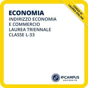 Laurea triennale in Economia indirizzo Economia e commercio