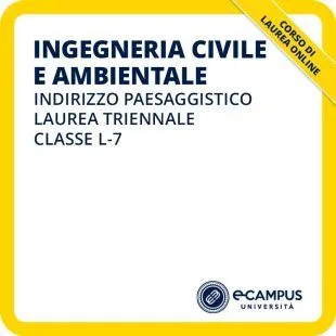 Laurea triennale in Ingegneria civile e ambientale indirizzo paesaggistico