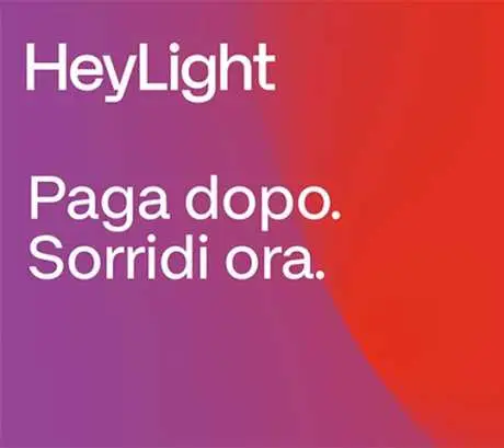 Paga da 4 a 9 rate con prima rata dopo 30 giorni con HeyLight Paga da 4 a 9 rate con prima rata dopo 30 giorni con HeyLight
