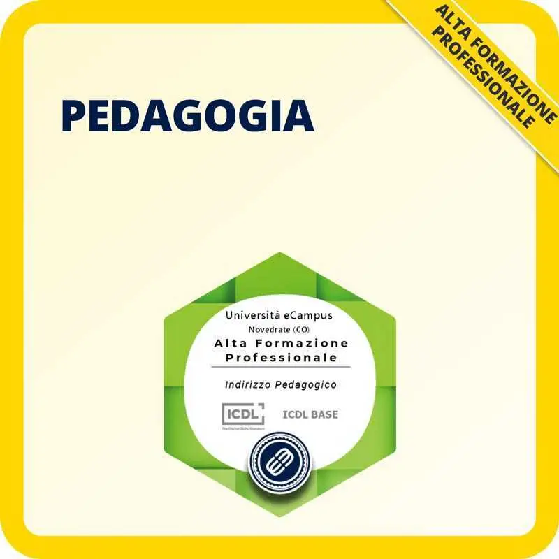 Corso di alta formazione professionale in pedagogia