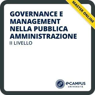 Governance e management della pubblica amministrazione, master di II livello per la Pubblica Amministrazione