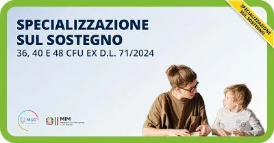 Specializzazione sul sostegno D.L. 71/2024