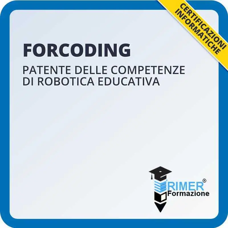 FORCODING - Patente delle competenze di robotica educativa