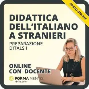 corso online di didattica dell'italiano a stranieri con docente - preparazione DITALS I
