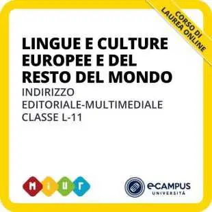 Laurea triennale in Lingue e culture europee e del resto del mondo - L-11 indirizzo editoriale-multimediale
