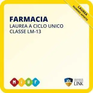 Laurea a ciclo unico in farmacia LM-13 senza numero chiuso