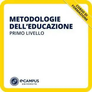 Corso di I livello in metodologie dell'educazione