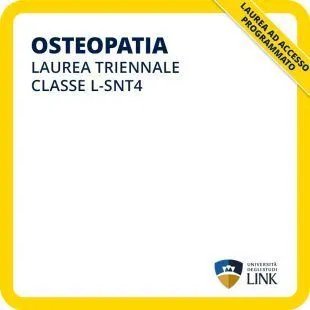 Laurea triennale in osteopatia