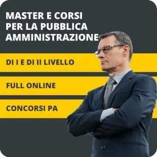 Master e Corsi per la Pubblica Amministrazione
