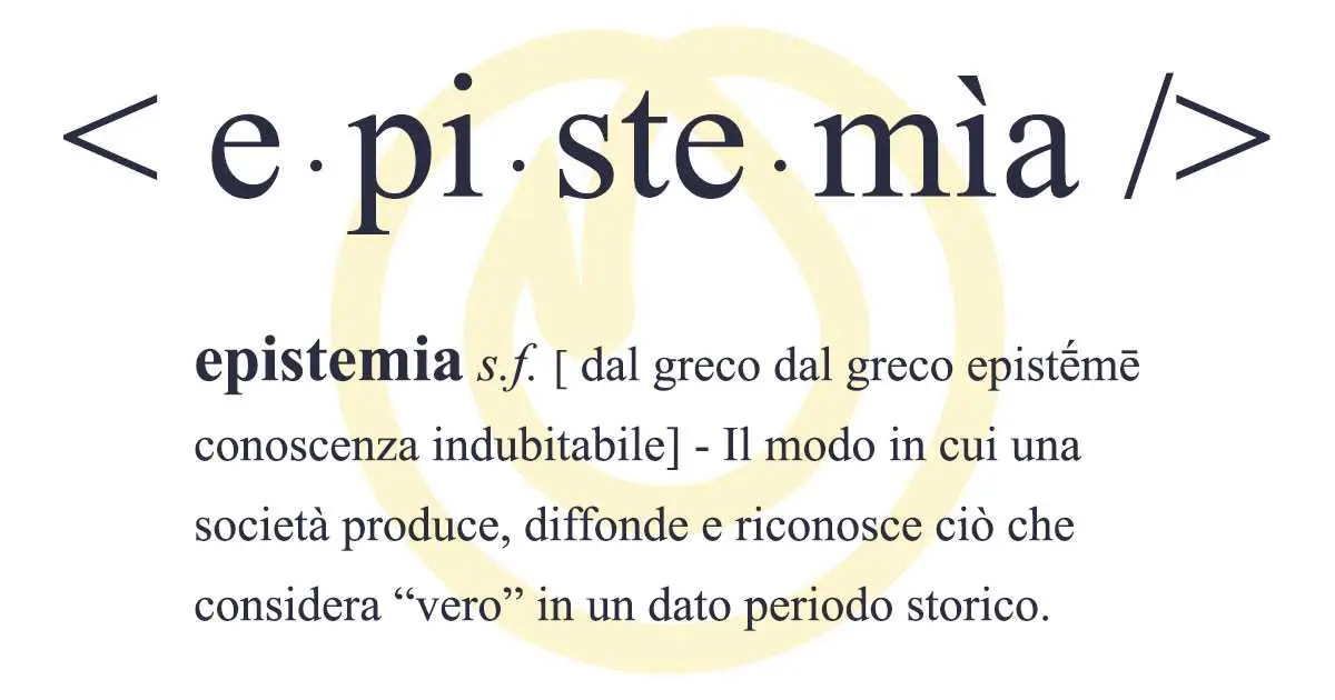 Epistemia, parola dell'anno 2025
