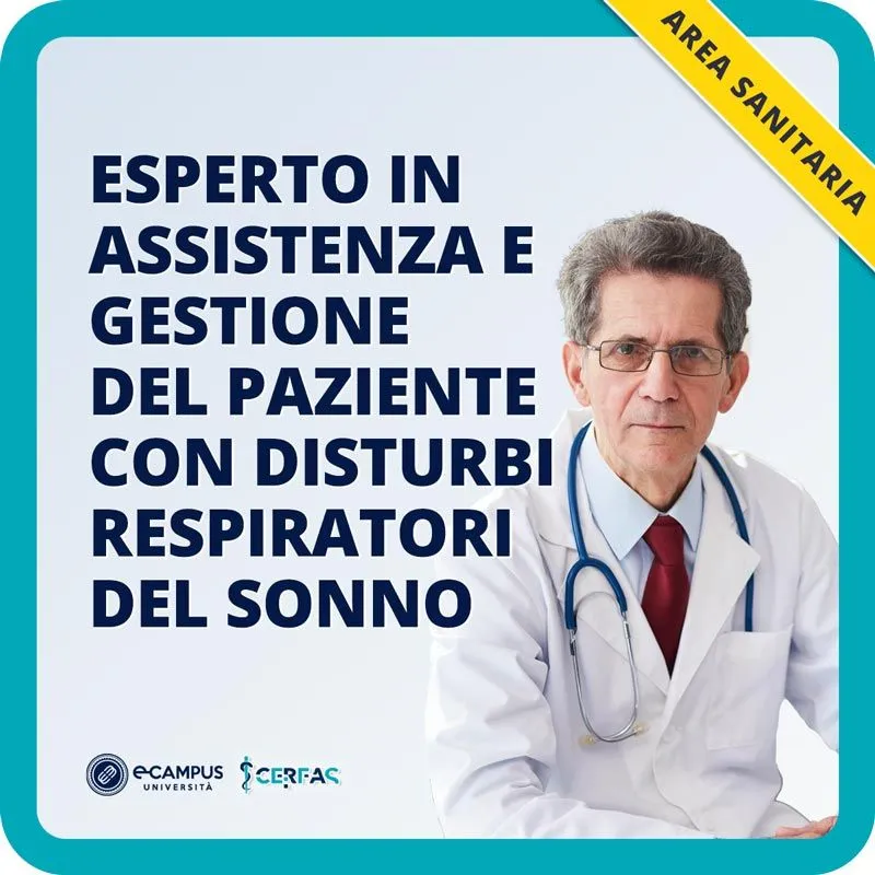 Esperto in assistenza e gestione del paziente con disturbi respiratori del sonno