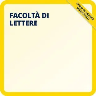 Facoltà di Lettere