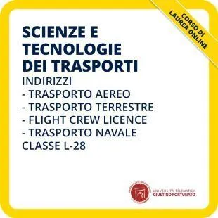 Laurea triennale L-28 in Scienze e tecnologie dei trasporti